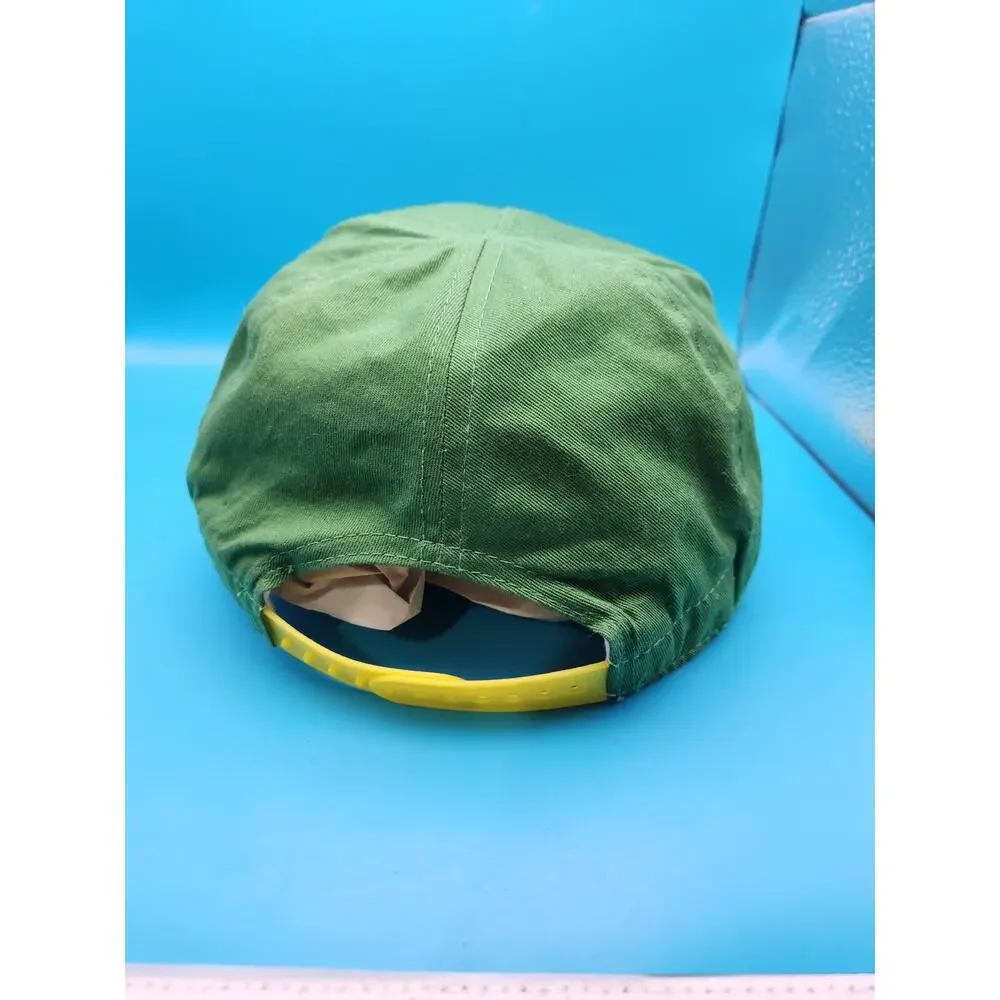 John Deere Hat Cap Snap Back Youth Boys Green Yellow Adjustable Logo